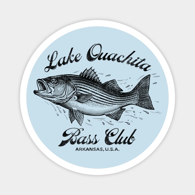 Lake Ouachita Bass Club Magnet by rt-shirts